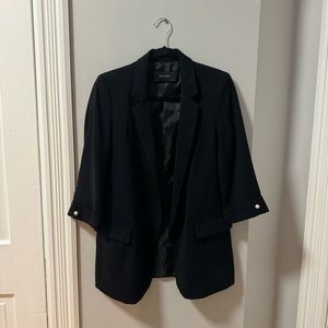 Zara - Black Blazer with Pearl Cuff